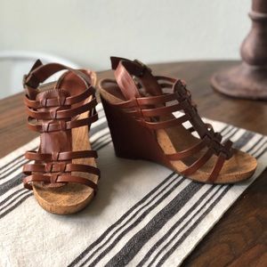 BCBGeneration Brown Wedges
